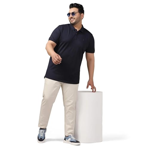 Image of blackberrys Men's Slim Fit Solid Polo T-Shirts