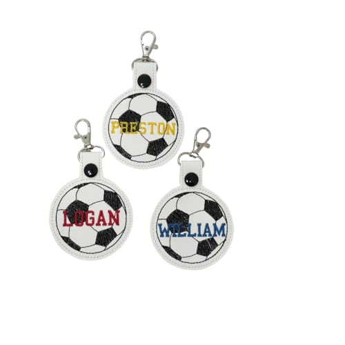 Personalized Soccer Bag Name Tag, Handmade