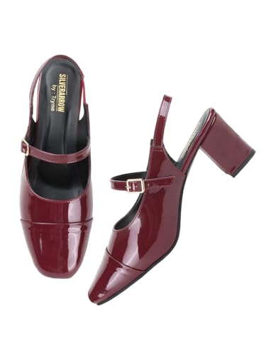 Image of SilverArrow womens Aurelia Block Heel Sandals | Color Tone Design | Fusion Wears | Fashion Sandals