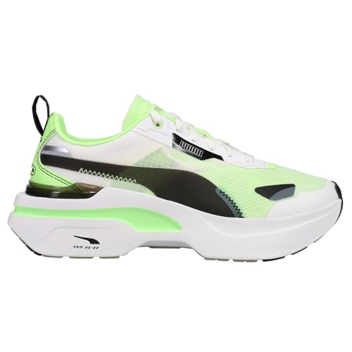 PUMA Womens Kosmo Rider Lace Up Sneakers Shoes Casual - Green, White
