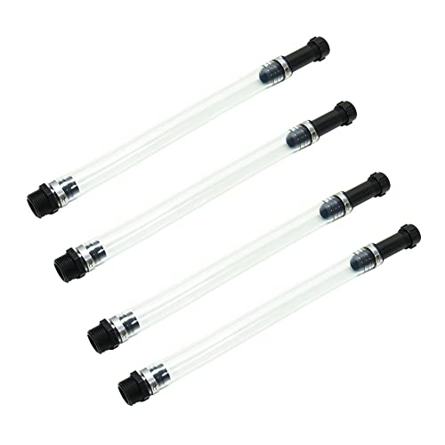 Pit Posse PP182-4 Fuel Jug Hose Filler Racing Utility Gas Can MX Deluxe Kit (Set of 4)