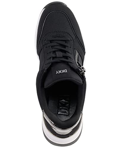 Image of DKNY Women's Kaden Lace Up Wedge Sneaker with Side Zipper