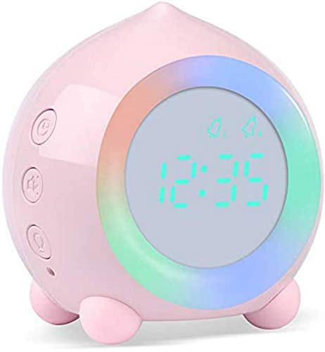 LED Digitaluhr Wecklicht Wecker Tischlampe Mit Sonnenuntergang Modus Nachtlicht Für Kinder Schlafzimmer Dekoration Schreibtischuhr