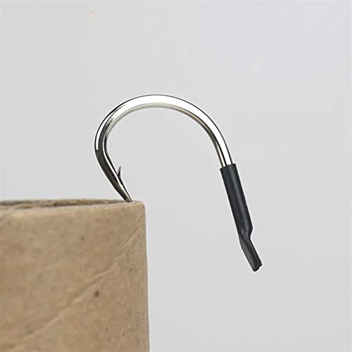 HNHYNSY Angelhaken 20 Teile/Beutel Angelhaken Super Harte und scharfe Offsethaken abgeflacht Korrosionskorrosion… – Bild 7