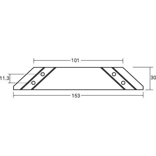 Image of TRUSCO AFK-10 Reinforced Hardware for 1.0 inch (25 mm) Aluminum Frames, Breath Type