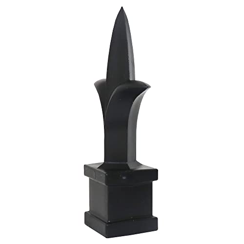 Address America Fence Finials Trident Spear High-Impact Polypropylene Black Finial Fence Topper (25Ct, 1/2 Inch) - Made In The Usa - Ff #TOP4
