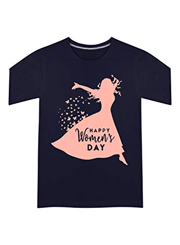 Image of CreativiT Graphic Printed T-Shirt for Unisex International Women's Day Tshirt | Casual Half Sleeve Round Neck T-Shirt | 100% Cotton | D00271-48