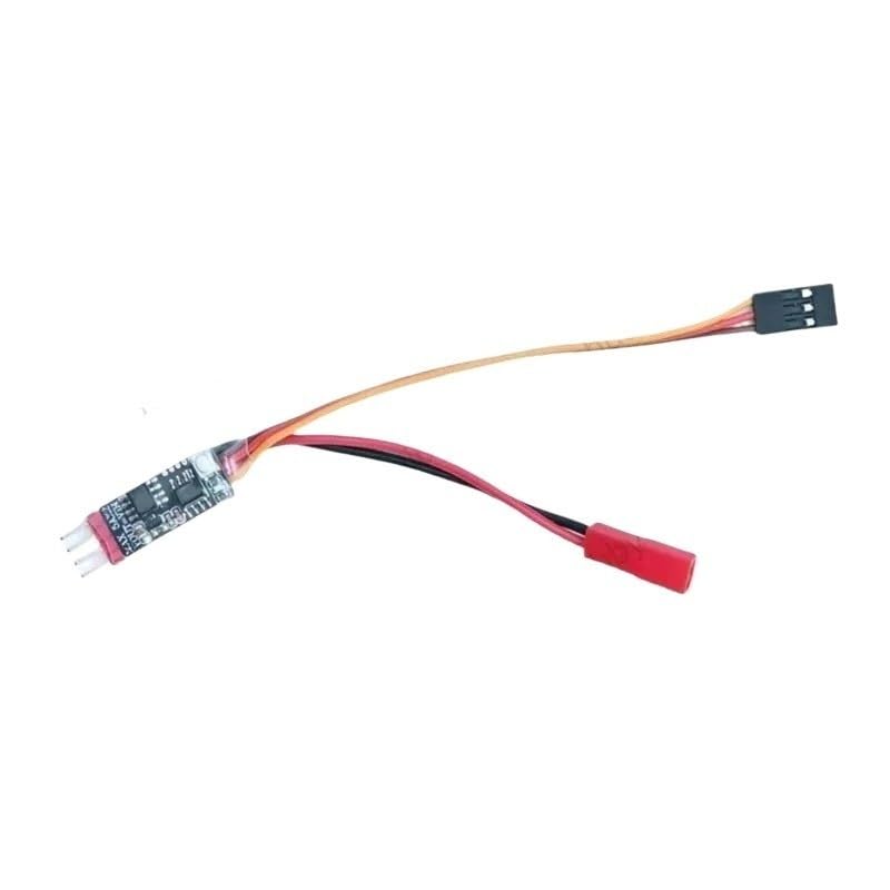 Module de commande d'éclairage de voiture, télécommande DC 5-12V 2CH 4CH, troisième canal avec interrupteur de respiration stroboscopique for pièces de chenille RC(4CH external powered)