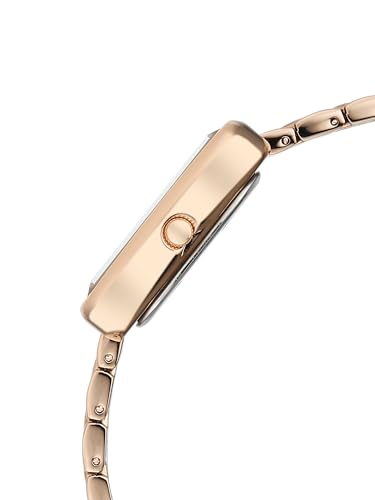 Image of Fastrack Vyb Aurora with Quartz Analog Rose Gold Dial Rose Gold Alloy Strap Watch for Girls - FV60128WM02W