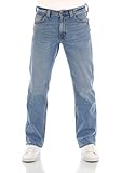 MUSTANG Herren Jeans Big Sur Regular Fit Jeanshose Hose Denim Stretch Baumwolle Schwarz Blau Denim Black Denim Blue w30-w40 (38W / 36L, Denim Blue (5000-202))