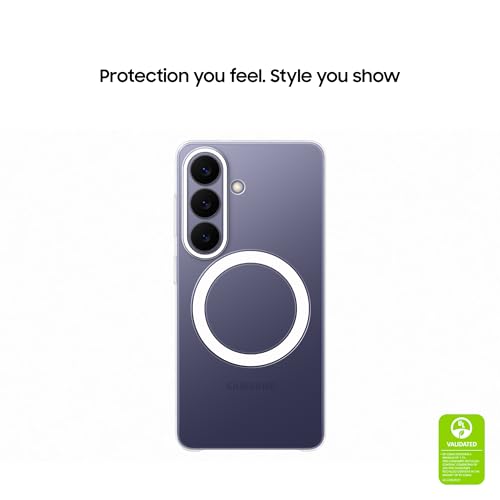 Image of Samsung Galaxy S26 Clear Magnet Phone Case, Original Design, Anti-Fingerprint, Slim Profile, Transparent