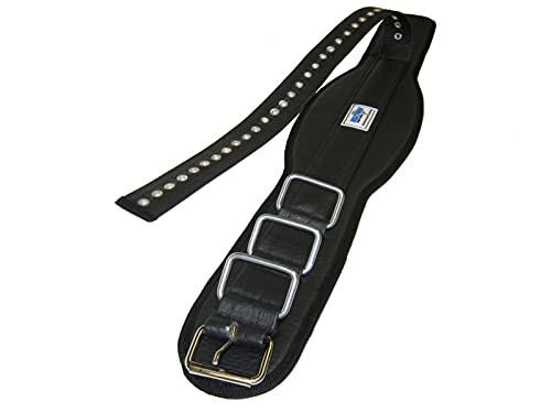 Cinturão musculação 27 ajustes veste P ao GG academia exercicio agachamento