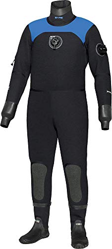 Bare D6 HD Pro Drysuit (3X-Large Short, Blue)