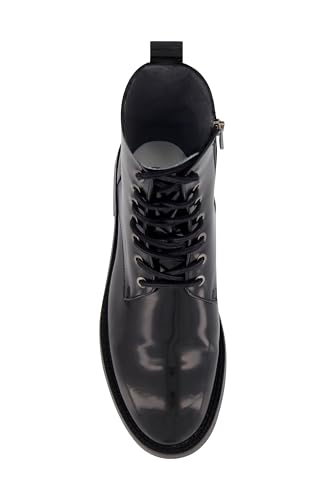 KARL LAGERFELD Men's Side Zip Combat Boot2