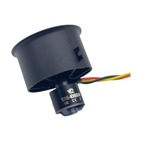 XFLY-MODEL 30mm 12-Blade EDF Ducted Fan with 1108 Brushless Outrunner Motor 3S & 4S Version Model Jet Aircraft (1108-KV8500 (3S)) Cover