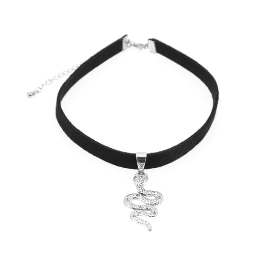 OATIPHO Collier Ras Du Cou Femme Serpent Gothique Vintage 31.00X2.17In Bijoux Léger Confortable Pour Cosplay Fête Quotidien Cadeau