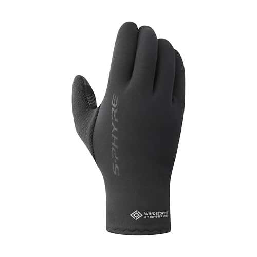 Guantes S-Phyre Thermal Gloves térmicos de ciclismo en color negro talla L