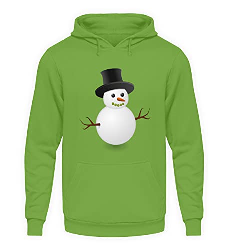 Pull à capuche Bonhomme de Neige avec Cylindre, sweat hiver unisexe chaud XL