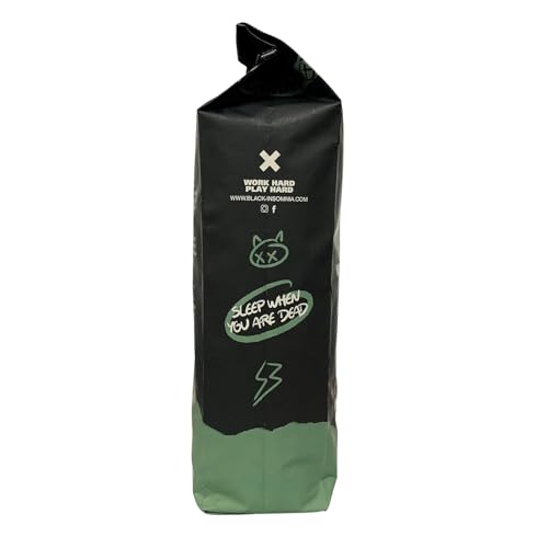 Black Insomnia Coffee Dark Roast Whole Bean - Strongest Coffee In The World - 1lb Bag