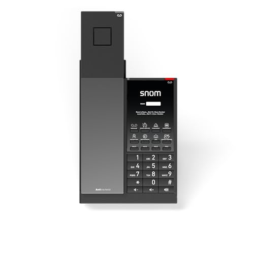 Snom HD351W téléphone fixe sans fil de qualité supérieure pour hôtellerie