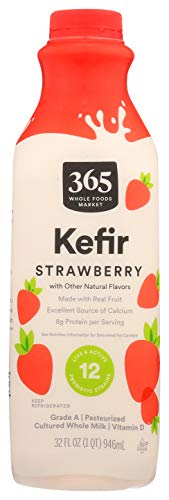 365 By Whole Foods Market, Kefir Strawberry Whole Milk, 32 Fl Oz #TOP4