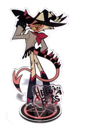 15cm Anime Hazbin Hotel Helluva Boss Game Acrylic Stand Figure Display (Striker/Style 1)