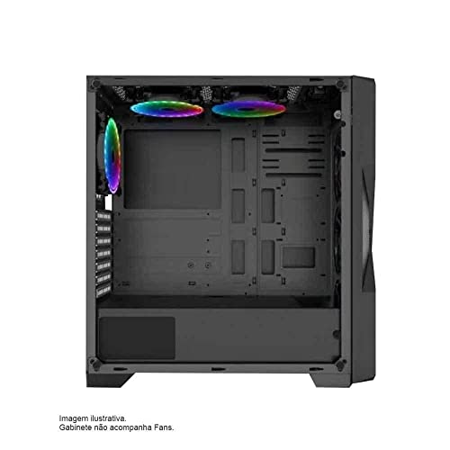 GABINETE GAMER LATERAL VIDRO ATX BPC-XE03 BLACK
