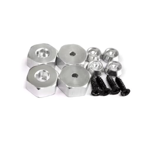 RC�J�[�p�[�c For WPL D12 C24 C34 B24 B36 For MN D90 D99 4�� 5mm����12mm ���^���R���o�C�i�[�z�C�[���n�u�Z�p�A�_�v�^�[ RC�J�[�A�b�v�O���[�h�p�[�c(Light Grey)