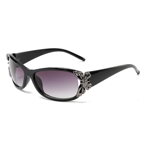 Lunettes de soleil anti-UV tendance femmes verres dégradés élégants