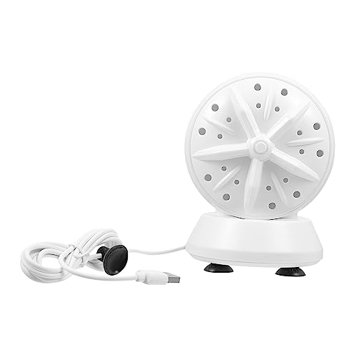 Portable Turbine Washer Laundry Cleaning Tool for Travel Compact Clothes Washer for Apartments and Effortless Hand Washing Deep Cleaning Action