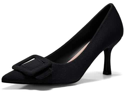 Closed Pointed Toe Kitten Heels