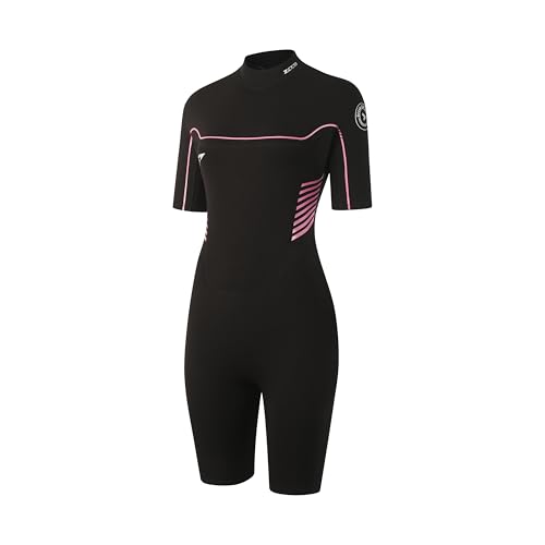 ZCCO Combinaison courte en néoprène pour femme, 3/2...