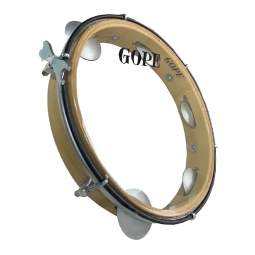 Pandeiro Gope 631pec Iniciante 10' Madeira Envernizado