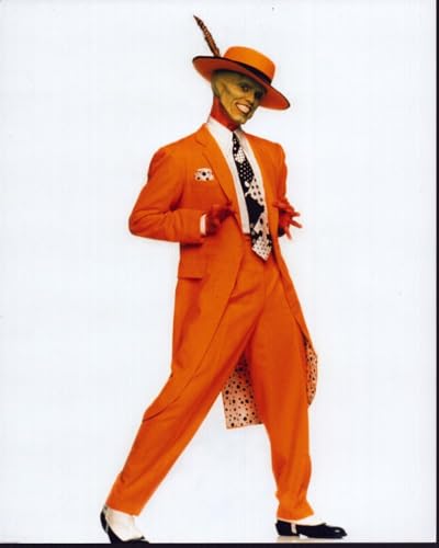 Jim Carrey Wearing Orange Suit For The Mask Photo Print