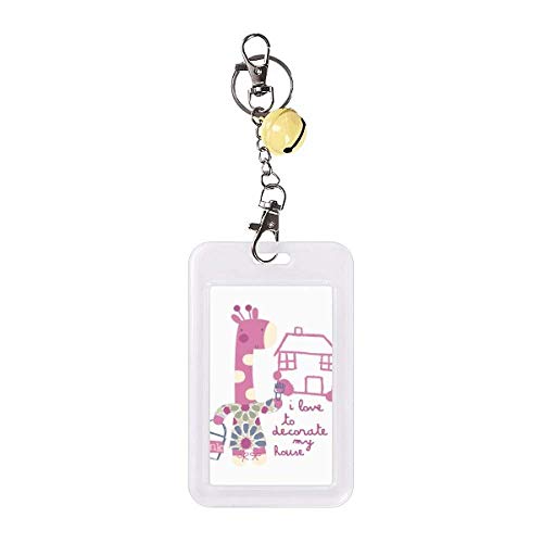 Housse carte de crédit girafe rose idéale pour faire le shopping
