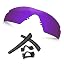 Black Rubber Kits + Violet Purple - Polarized