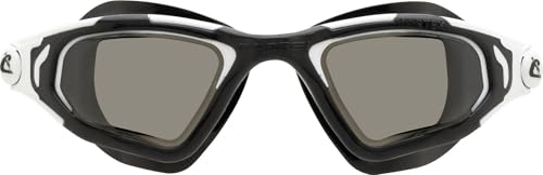 Cressi Vortex Goggles Black/White Smoked Lens - Innovativi Occhialini da Nuoto con Prestazioni Avanzate, offrono Comfort e Grande Versalità, Nero/Bianco Lenti Fume, Taglia Unica, Unisex