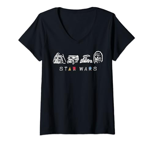 T-shirt Star Wars femme à motif géométrique, le cadeau idéal de pop culture