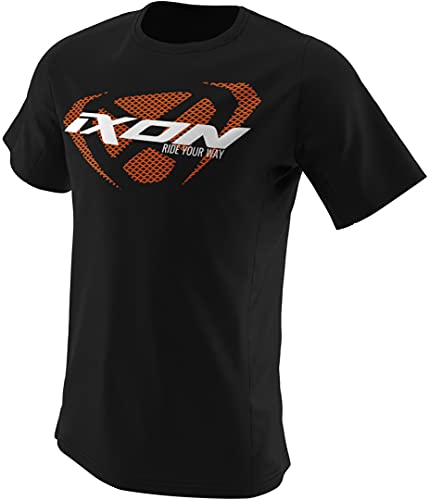 Ixon UNIT T-shirt en tissu pour homme Noir/blanc/orange 2XL Cover