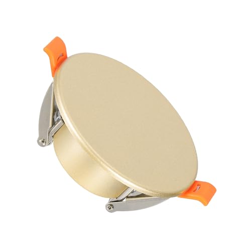 Plaque de protection pour trou de plafond dorée élégante cache-trou chic