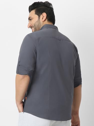 Image of Urbano Plus Men's Cotton Full Sleeve Regular Fit Casual Solid Shirt