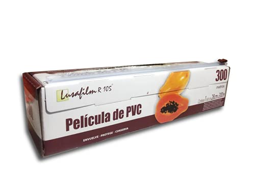 Filme de Pvc para Alimentos. Inclui Caixa e Serrilha para corte.