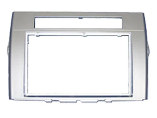 Autoleads DFP-11-11/ S - Ranura Doble DIN para Radio de Coche para Toyota Corolla Verso, Color Plateado Cover