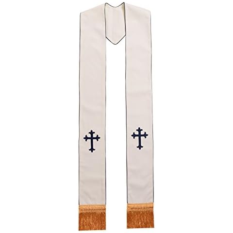 Étole BLESSUME mariage brodée Cover