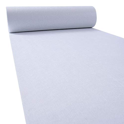 Generisch Generic Weißer Hochzeitsgangläufer 1,2 m x 20 m