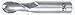 Carbide End Mill, 10.0mm D, 25mm Cut
