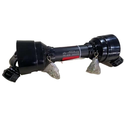 Zapfwelle Gelenkwelle,636-716mm 780Nm Kardanwelle Gelenkwelle mit Schutz PTO-Shaft Antriebswelle,1 3/8' - 6 Zähne,TYP B (42-58cm)
