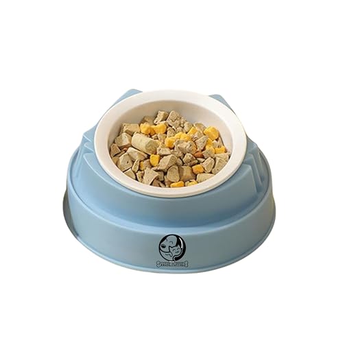 Foodie Puppies Cat Food Bowl, Tilted Food or Water Bowl for Cats and Small Dogs - (Single CutOut Bowl, 350ml), Anti Vomiting, Healthy Cat Bowl for Persian Cat Prevent Tipping Over Plastic Feeding Bowl (B0D4V2N5G4) Amazon Price History, Amazon Price Tracker