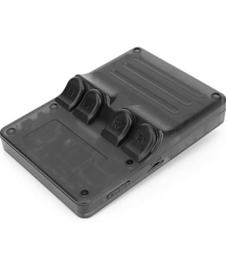 Image of WBD X-Ninja R35S Retro 64GB Transparent Black Video Game Console Mini Handheld Gameboy Built in 8000+ Classic Games + PSP Games