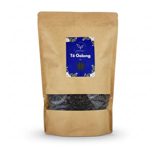 Té Oolong a Granel 100% Natural Bajo en Cafeína – Té Azul Semioxidado de Calidad Extra – Infusión Antioxidante – Ideal para Adelgazar y Bienestar Digestivo (250 g, Té Oolong)